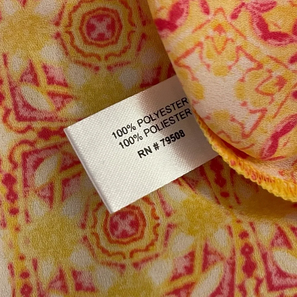 NWT | Violet & Claire | Yellow patterned tank - Picture 9 of 12